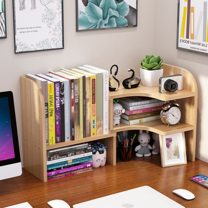 Children’s Desktop Bookshelf Small Storage Rack Organizer