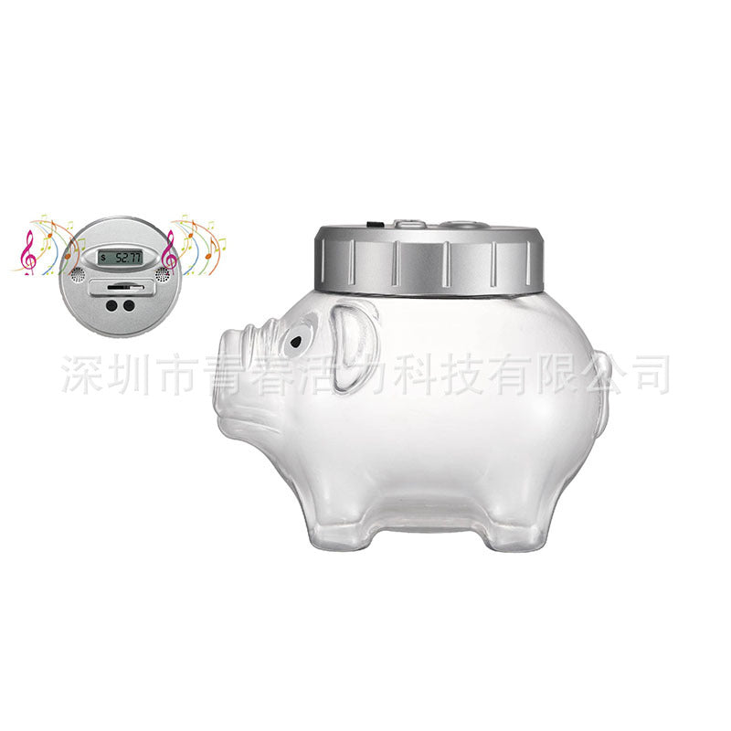Voice Counting Piggy Bank 2.2L Big US Dollar Coin Bank