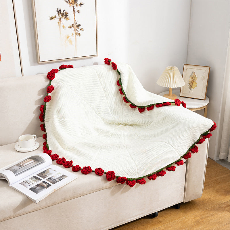 Rose Bouquet Blanket – Romantic Gift for Special Days