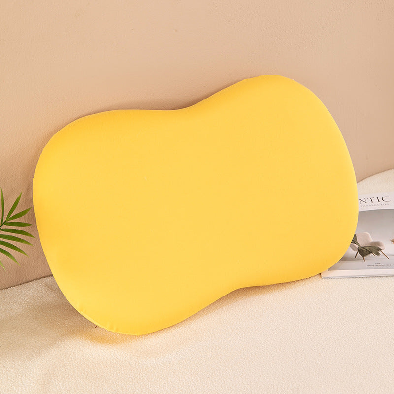 Crystal Velvet Cat Belly Pillow for Side Sleepers