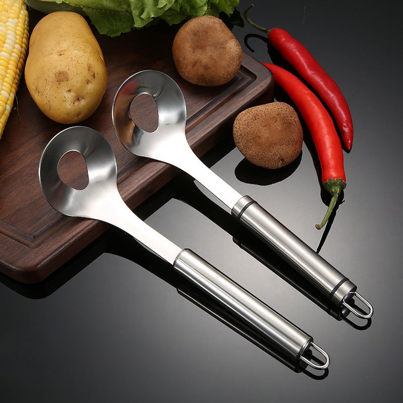 Stainless Steel Meatball Spoon | Fish Ball Maker Kitchen Tool