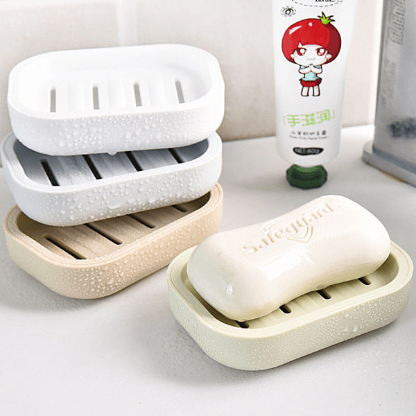 Double-Layer Draining Soap Box for Bathroom & Laundry