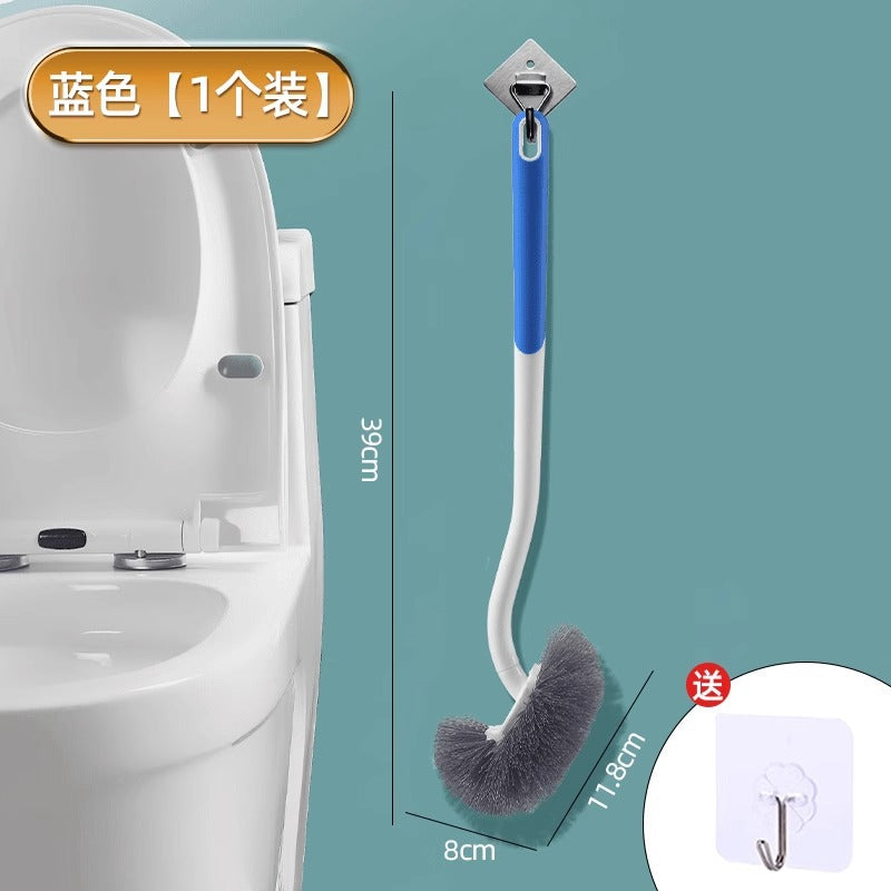 Wall-Mounted Long Handle Toilet Cleaning Brush