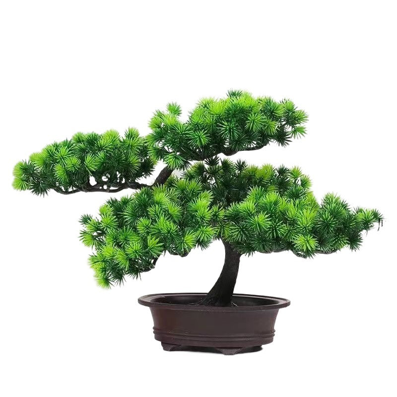 Artificial Pine Bonsai Indoor Green Plant Table Decoration
