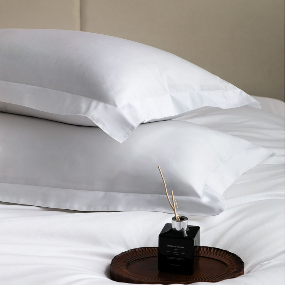 Classic White Hotel-Style Pillowcase