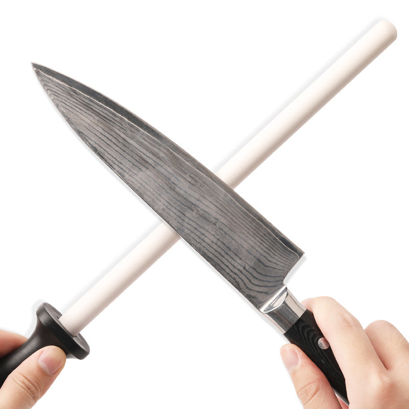 DMD Ceramic Sharpening Stick Household Kitchen Knife 10inch