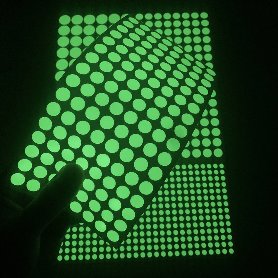 392 Glow-in-Dark Dot Stickers – DIY Wall Decor Set