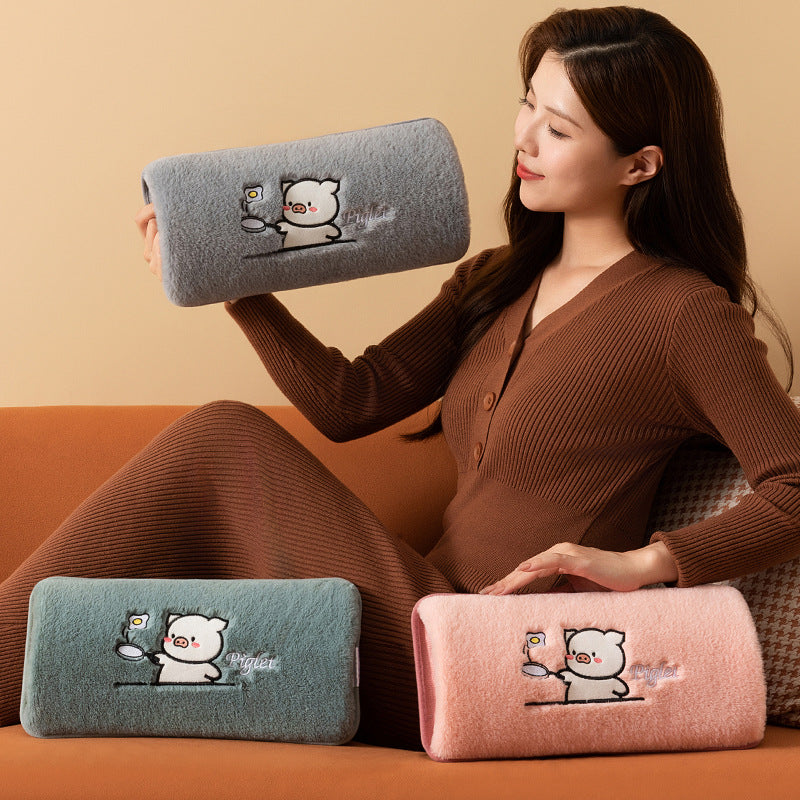 Baby-Safe Rechargeable Plush Hot Water Bottle