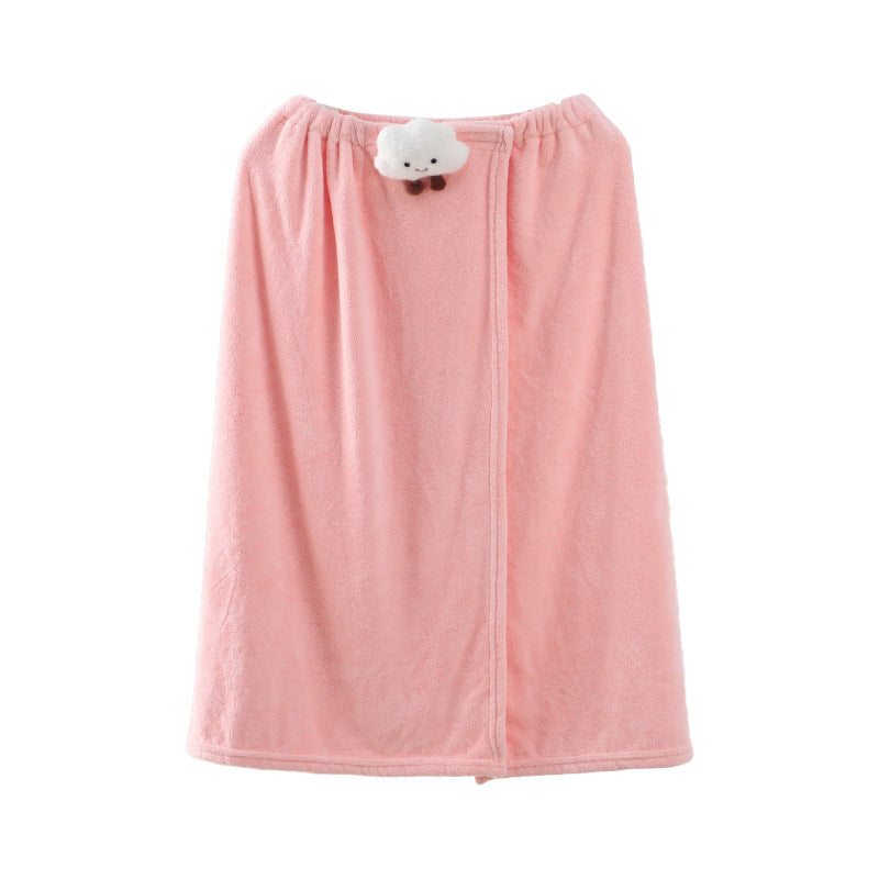 Women’s Coral Fleece Bath Towel Set – Quick-Dry