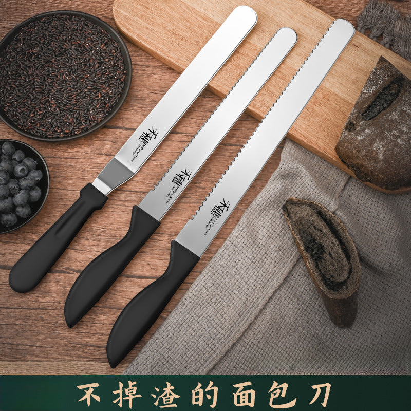 Stainless Steel Serrated Bread Knife for Cake & Toast