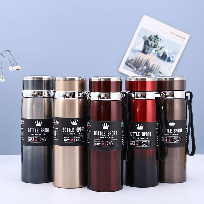 316 Stainless Steel Double-Layer Vacuum Sports Bottle