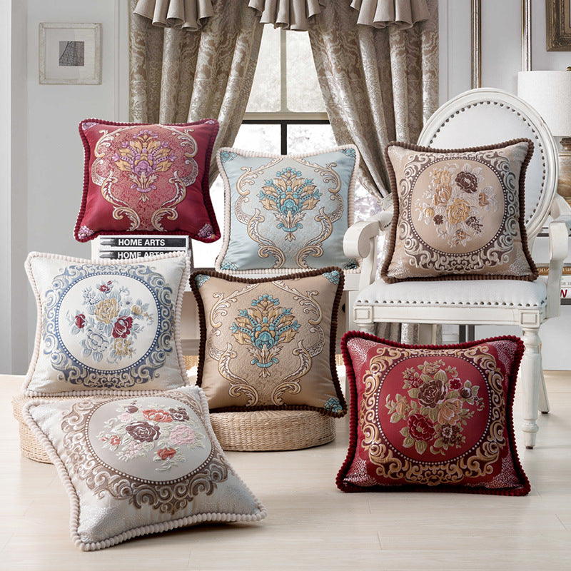 European Jacquard Decorative Sofa & Bed Cushion Cover