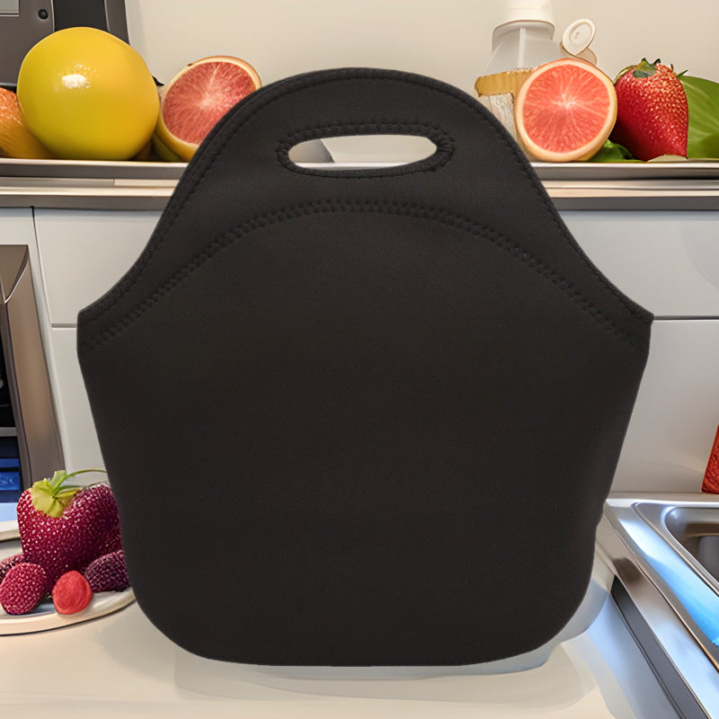 Portable Neoprene Diving Material Lunch Bag