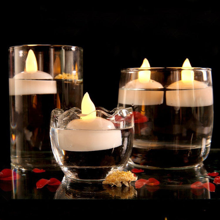 Creative Floating LED Candle – Waterproof Multicolor Wedding Light