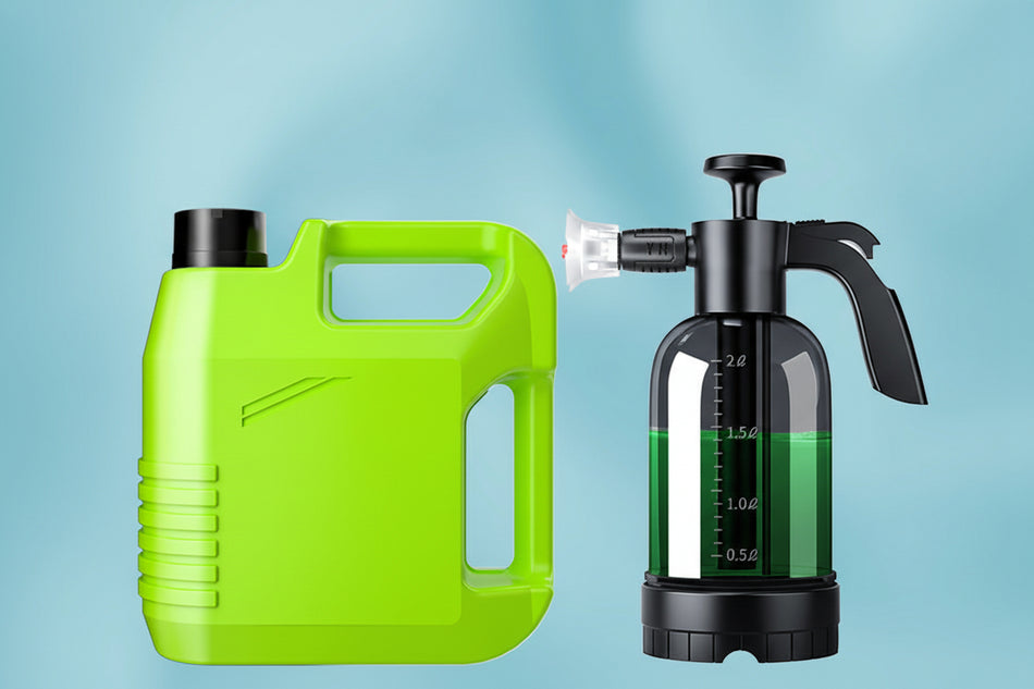 Complete Car Wash Liquid & Foam Spray Cleaning Set