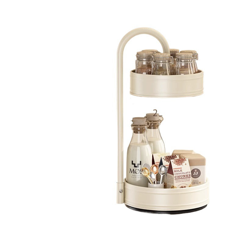 Rotatable Multi-Functional Kitchen Condiment Rack