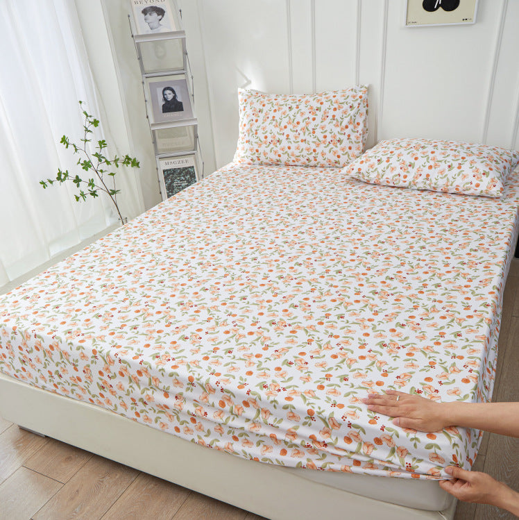 Cartoon Sanding Anti-Slip Bed Sheet Cover