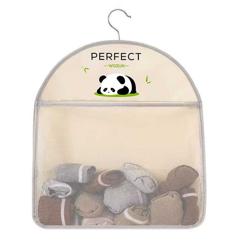 Wall-Mounted Multi-Layer Mesh Clothing Storage Bag