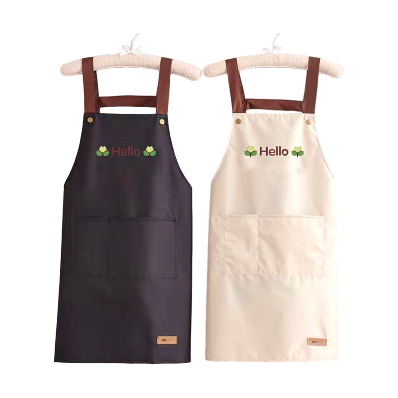 Printed Summer Apron for Kitchen & Dining Use