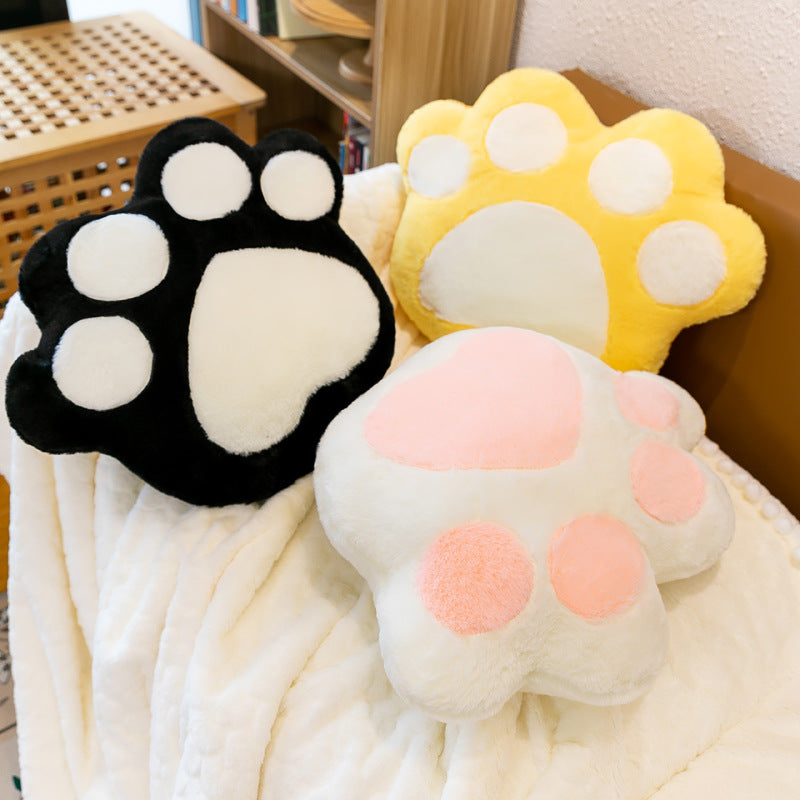 Cat Claw Plush Cushion – Fun Sofa & Office Pillow