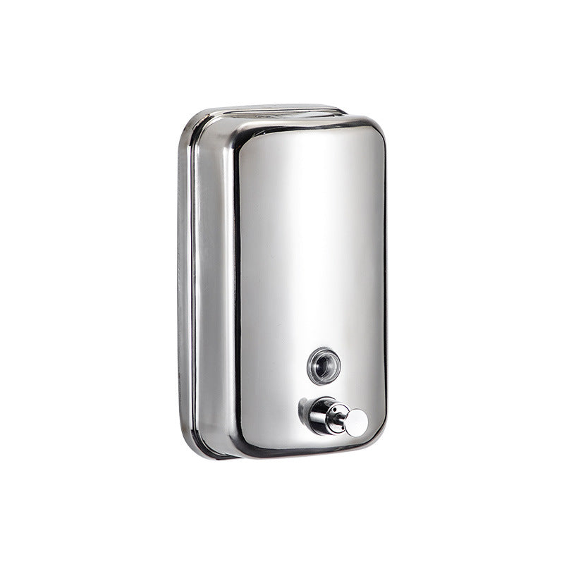 Wall-Mounted Stainless Steel Soap Dispenser – Manual Hand Sanitizer & Shower Gel Dispenser for Bathrooms & Hotels