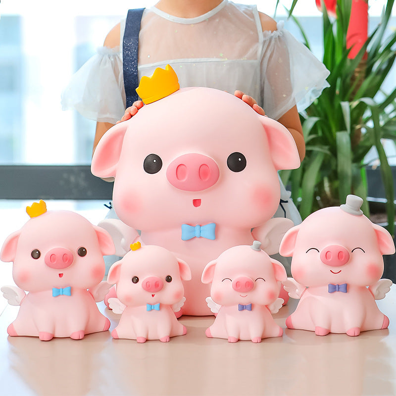 Cute Cartoon Piggy Bank Drop-Resistant Kids Gift Decor