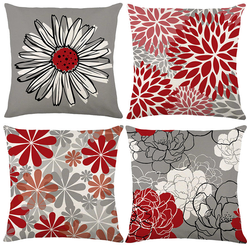 2024 Waterproof Polyester Hemp Pillow Case – Durable Cushion