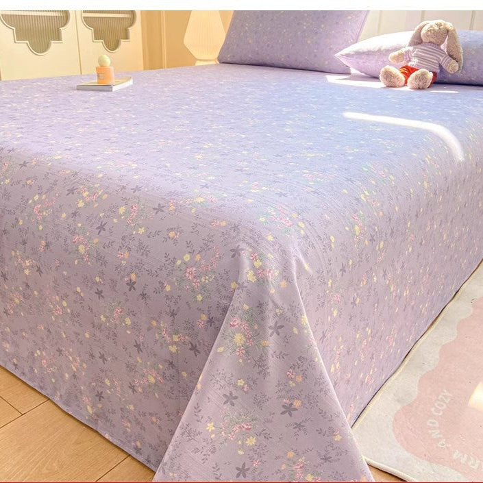 Cool Cotton Coarse Cloth Summer Bedding Set