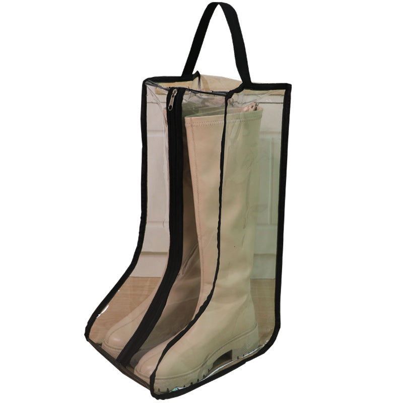 PVC Transparent Mesh Waterproof Dustproof Shoes Storage Bag