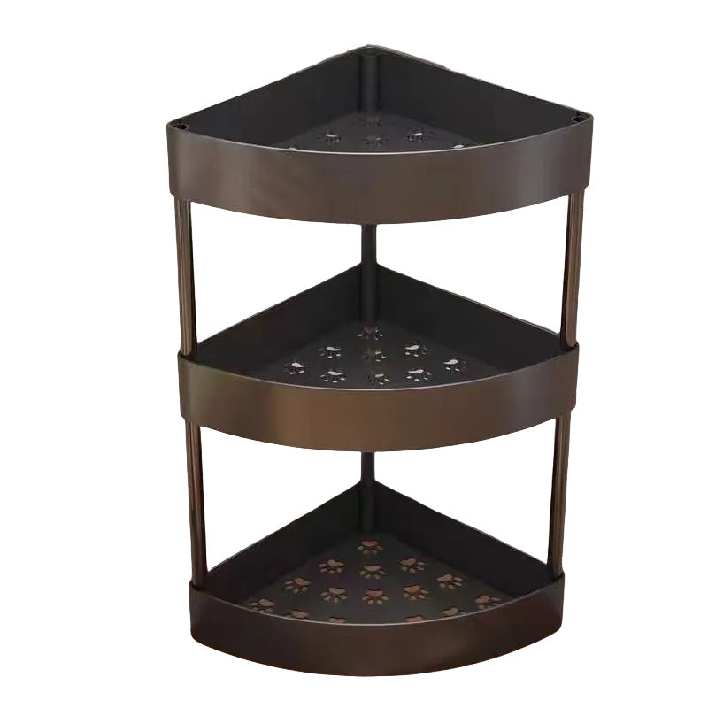 Corner Kitchen Spice Rack – Wall-Mounted Tripod Storage Organizer