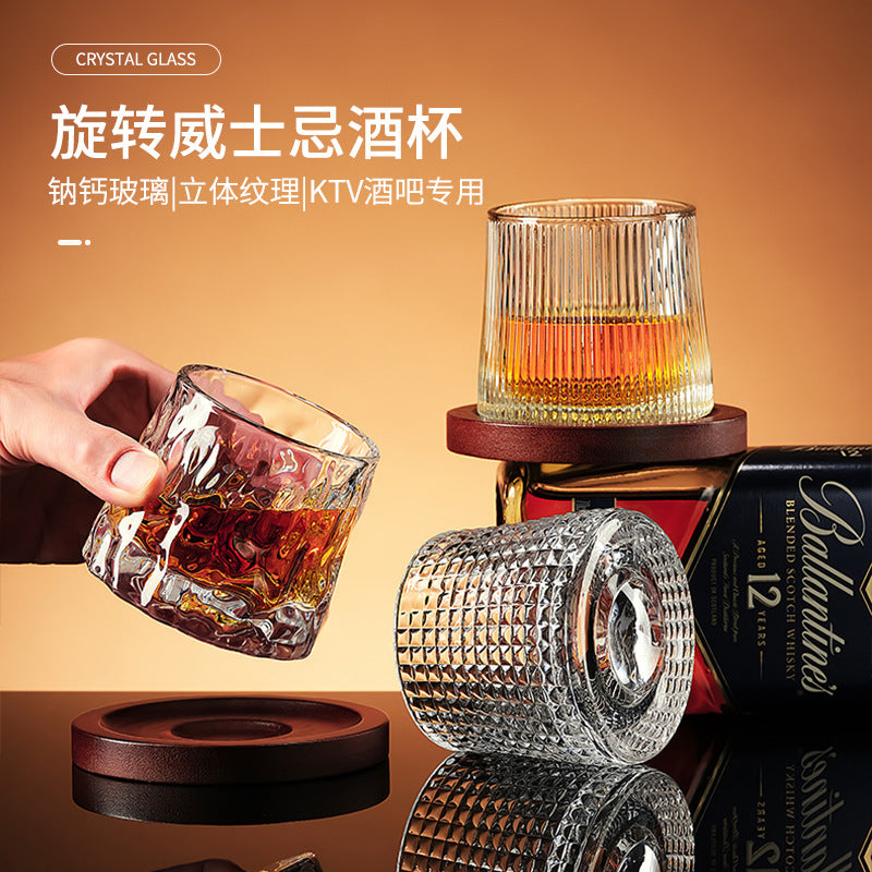 Creative Rotating Beer Glass High-End Design