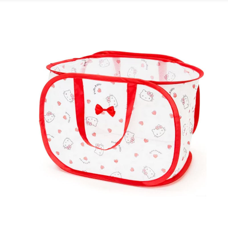 Cartoon Fabric Laundry Basket – Foldable Dirty Clothes Storage Bin