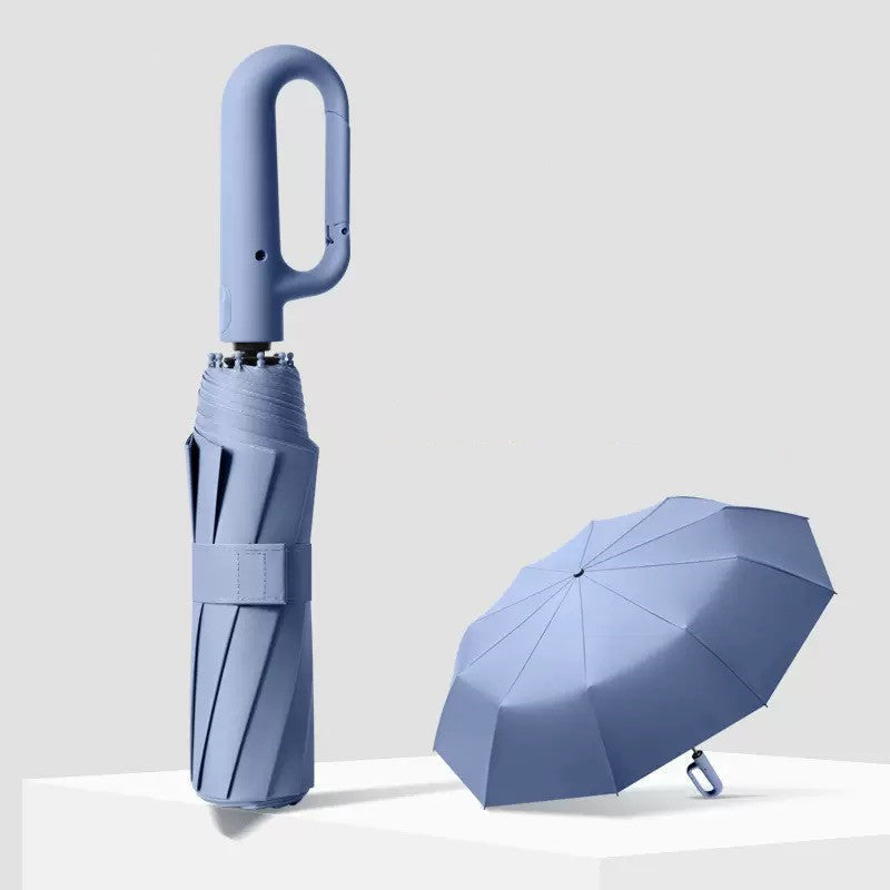 Automatic Windproof Folding Umbrella – Sun & Rain Dual-Use