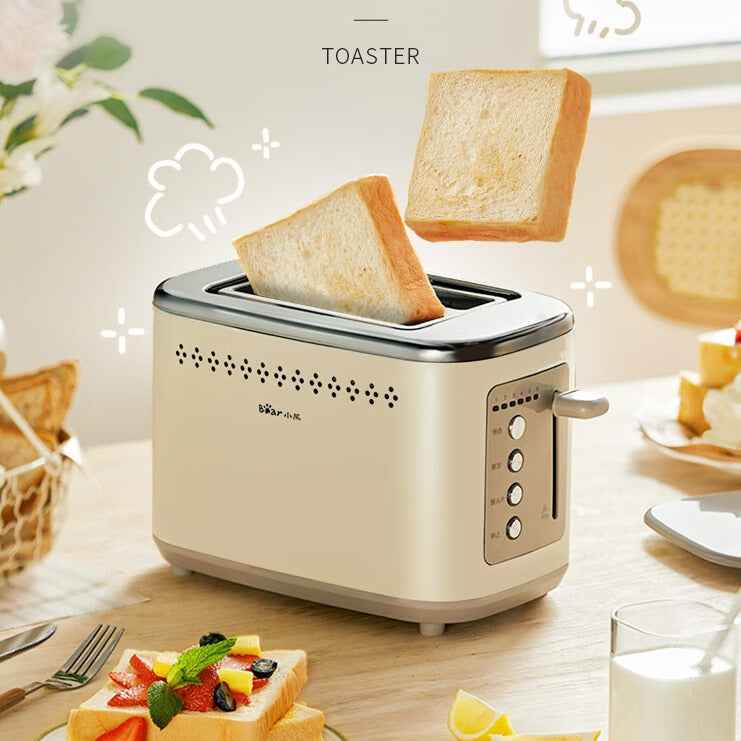 Stainless Steel Dual-Slot Toaster