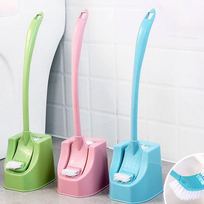Soft Bristle Toilet Brush Wall Hanging Set