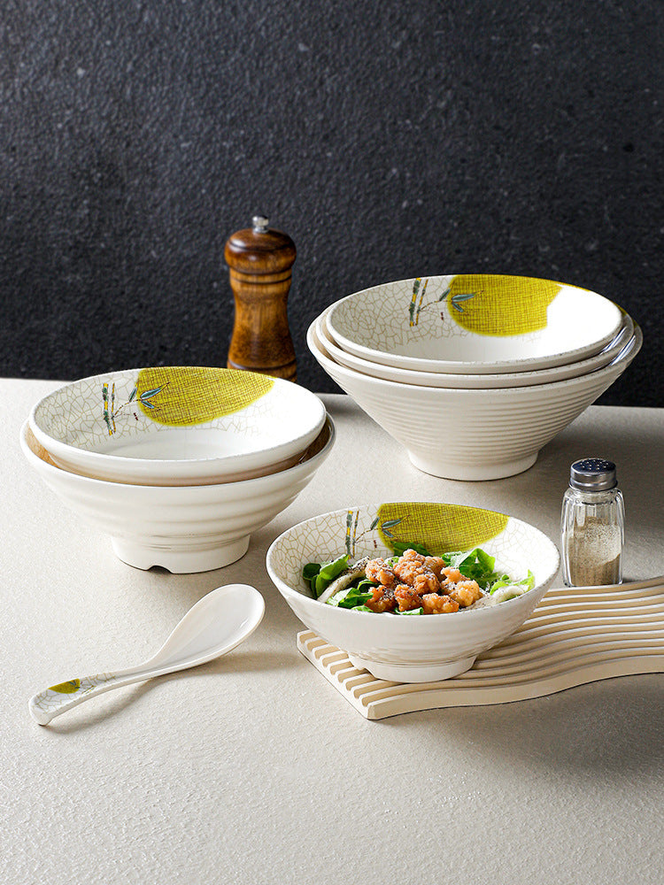 Xiangyuan Melamine Large Noodle & Soup Bowl Set