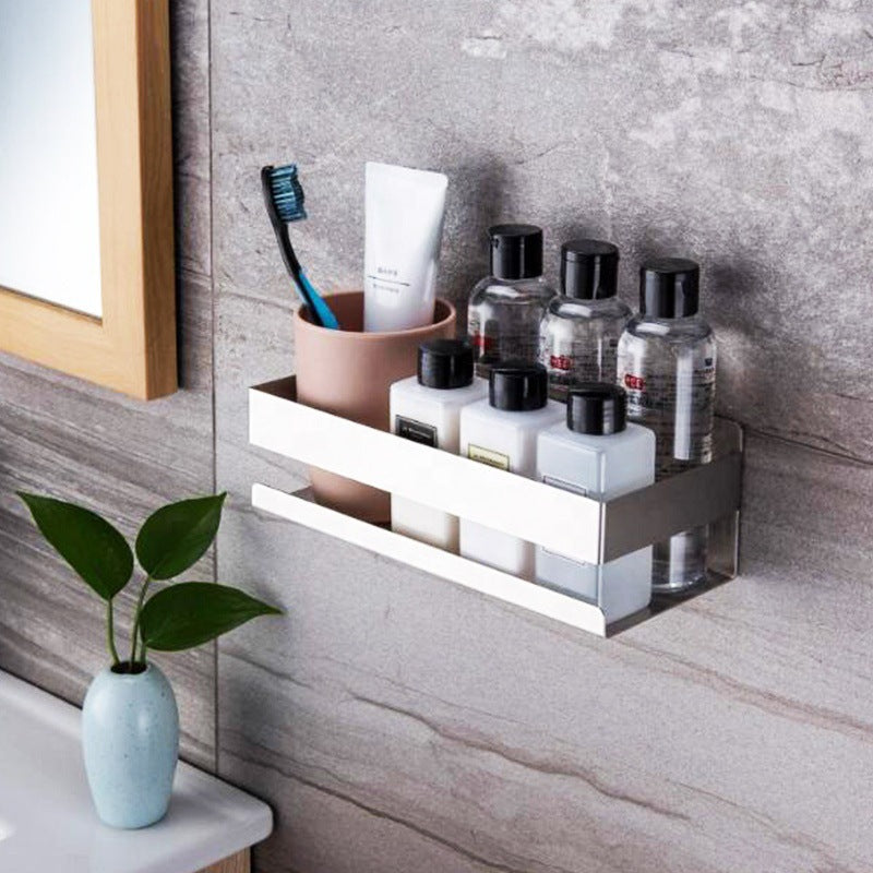 Stainless Steel Wall Rack – Bathroom & Kitchen Use