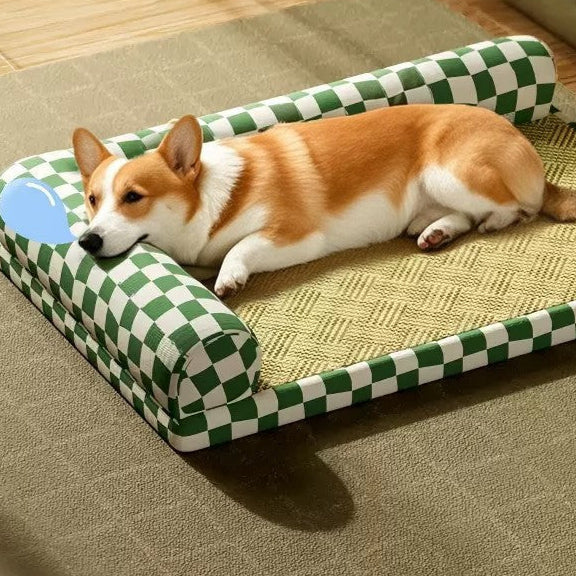 4-Season Washable Pet Bed | Dog & Cat Sleeping Mat