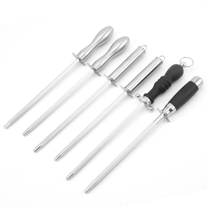 Stainless Steel Kitchen Sharpener Stick | Knife Sharpening Rod