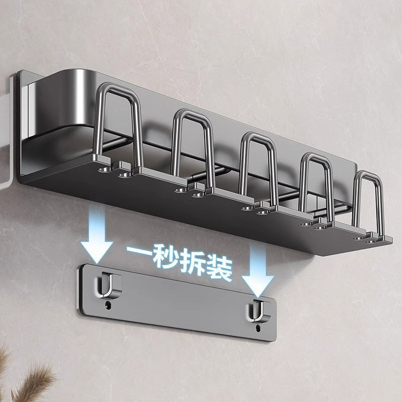 Removable Wall-Mounted Toothbrush Rack Set