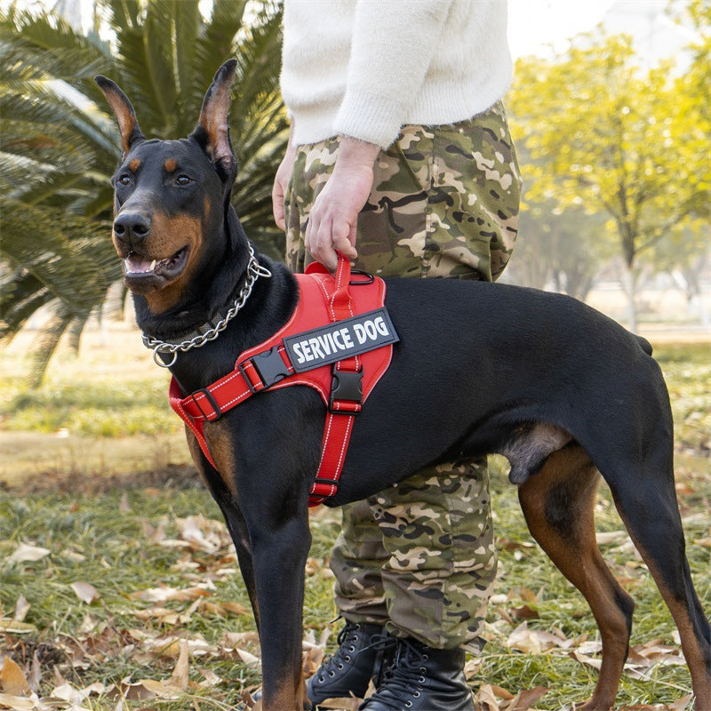 X9 Reflective Tactical Dog Harness Vest for Medium & Large Dogs
