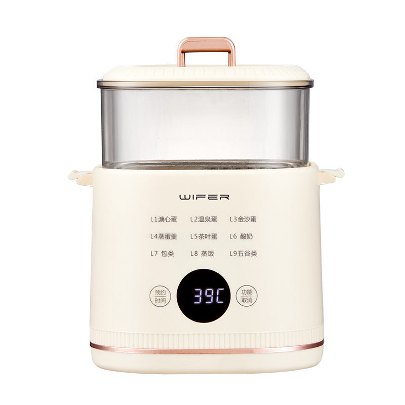 British Good Lady Smart Breakfast Egg Boiler – Soft-Boiled & Hot Spring Egg Maker