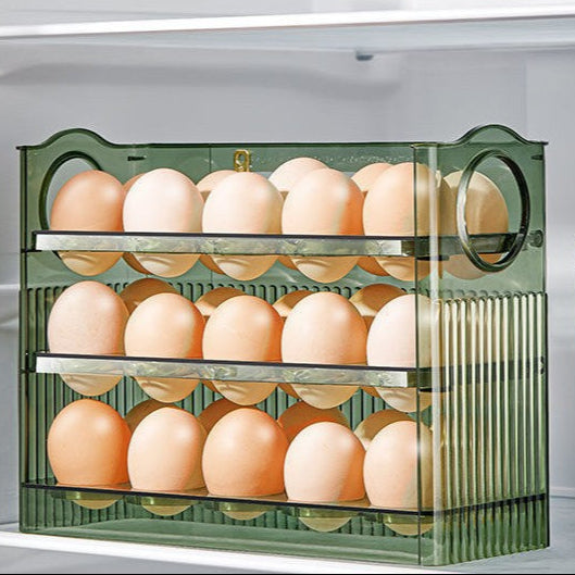 Vertical Egg Storage Box for Refrigerator