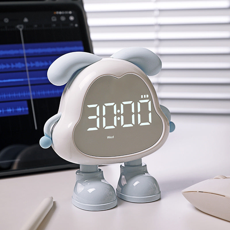 Dora Puppy Girls’ Loud Alarm Clock with Light & USB