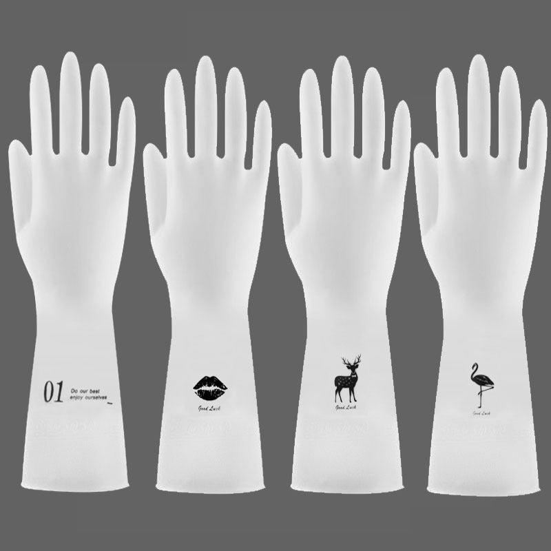 Waterproof Rubber Gloves for Kitchen Cleaning