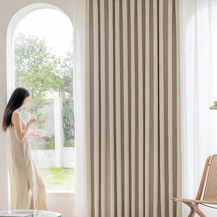 Black Gold Flower Embossed Curtains – Thickened Full Blackout, French Light Luxury Style