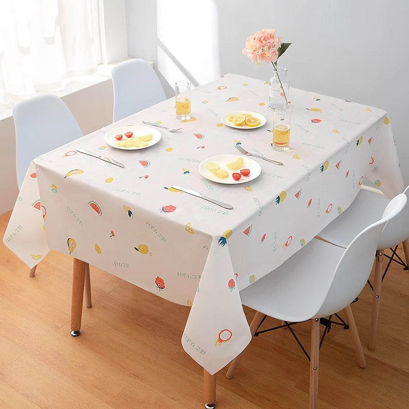 PVC Waterproof Disposable Tablecloth – Oil-Proof Dining Mat