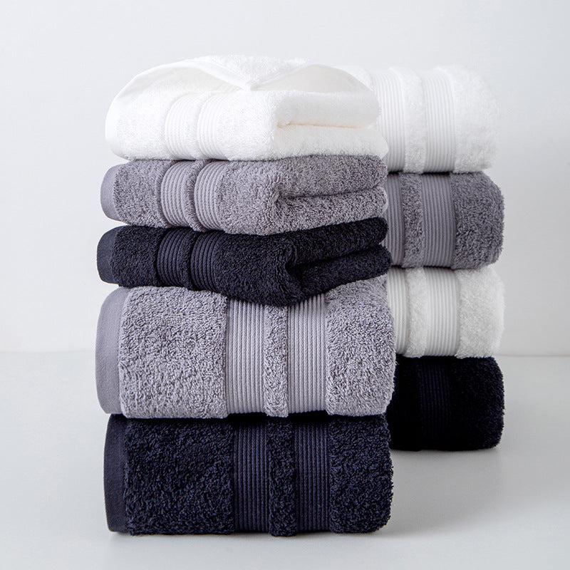 Class A 70x140 Cotton Bath Towel – Thick, Absorbent, Cross-Border Favorite