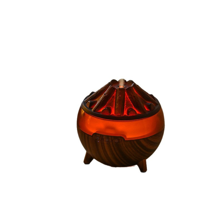 Simulated Charcoal Aroma Diffuser Wood Grain Air Humidifier