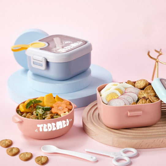 Children’s Sealed Food Bowl with Utensils